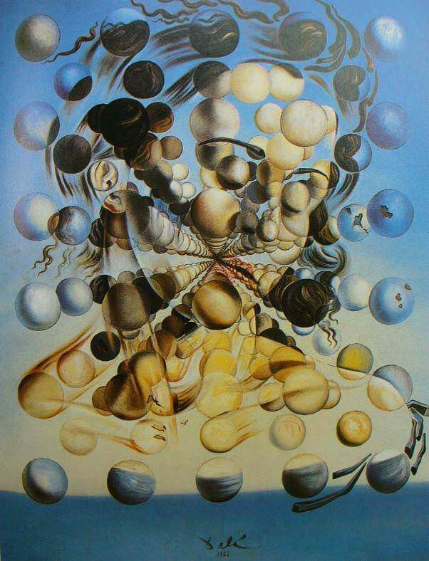 The Galatea of the Spheres by Salvador Dalí Reproduction for Sale - Blue Surf Art