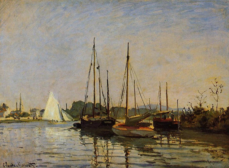 Pleasure Boats, Argenteuil by Claude Monet. Monet reproduction for sale. Monet artworks