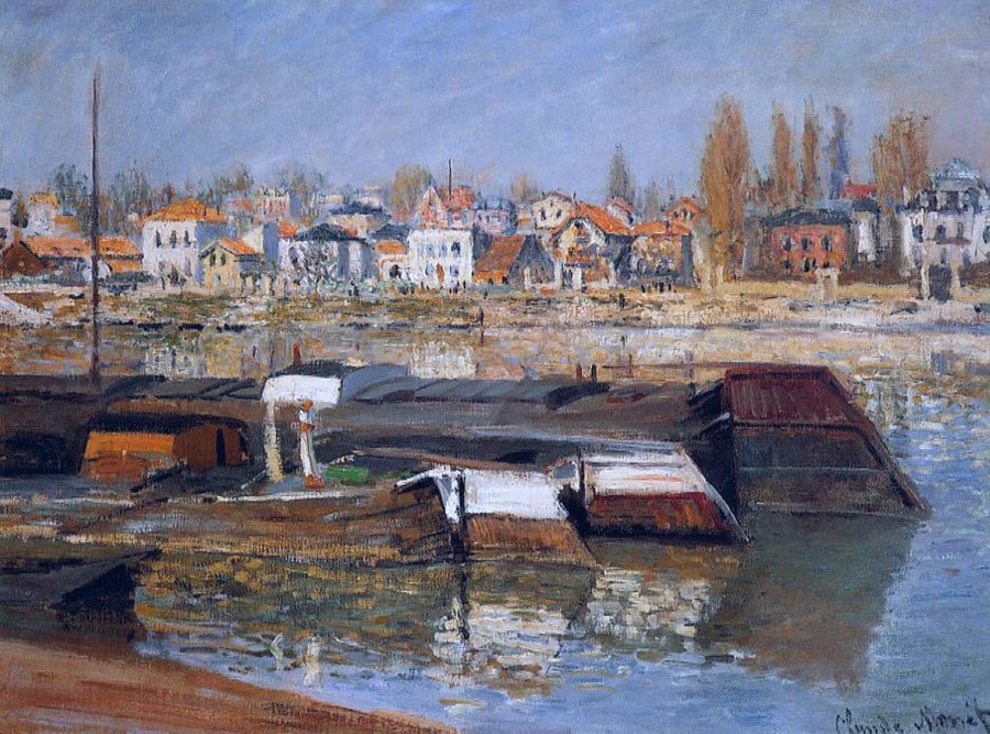 Seine at Asnieres by Claude Monet. Monet artworks, Monet reproduction for sale. Monet wall art