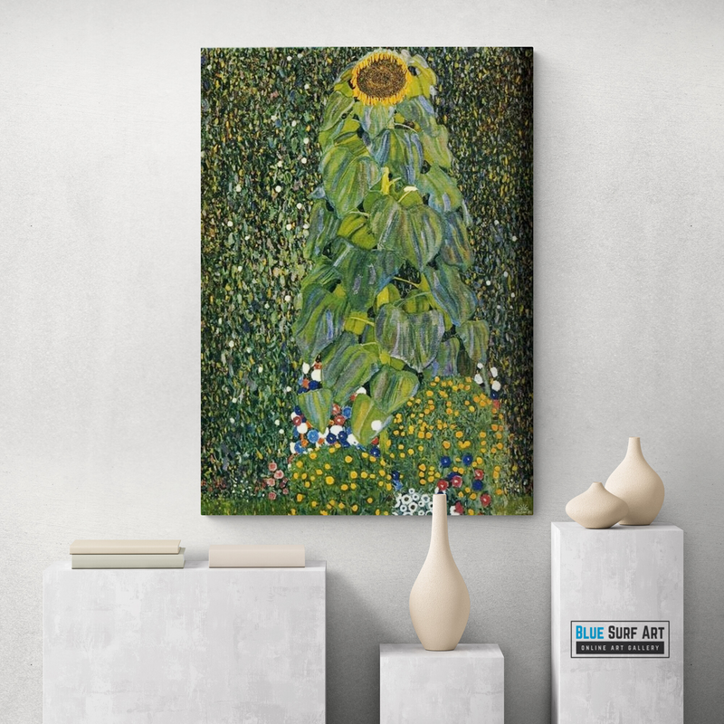 The Sunflower by Gustav Klimt 