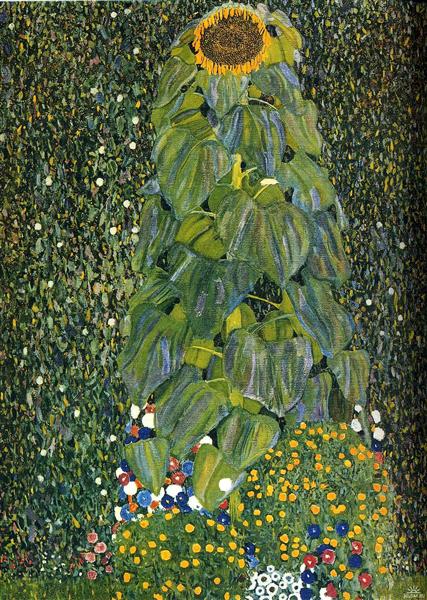 The Sunflower by Gustav Klimt 