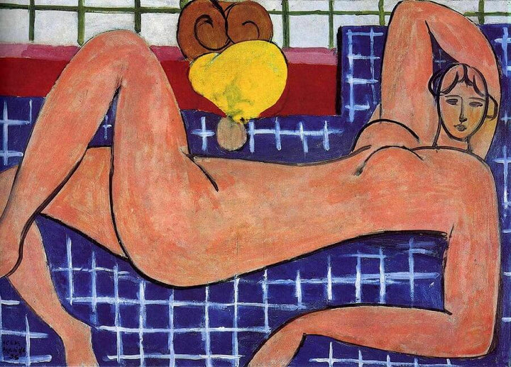 Pink Nude, 1935 Painting by Henri Matisse Oil on Canvas Reproduction by Blue Surf Art