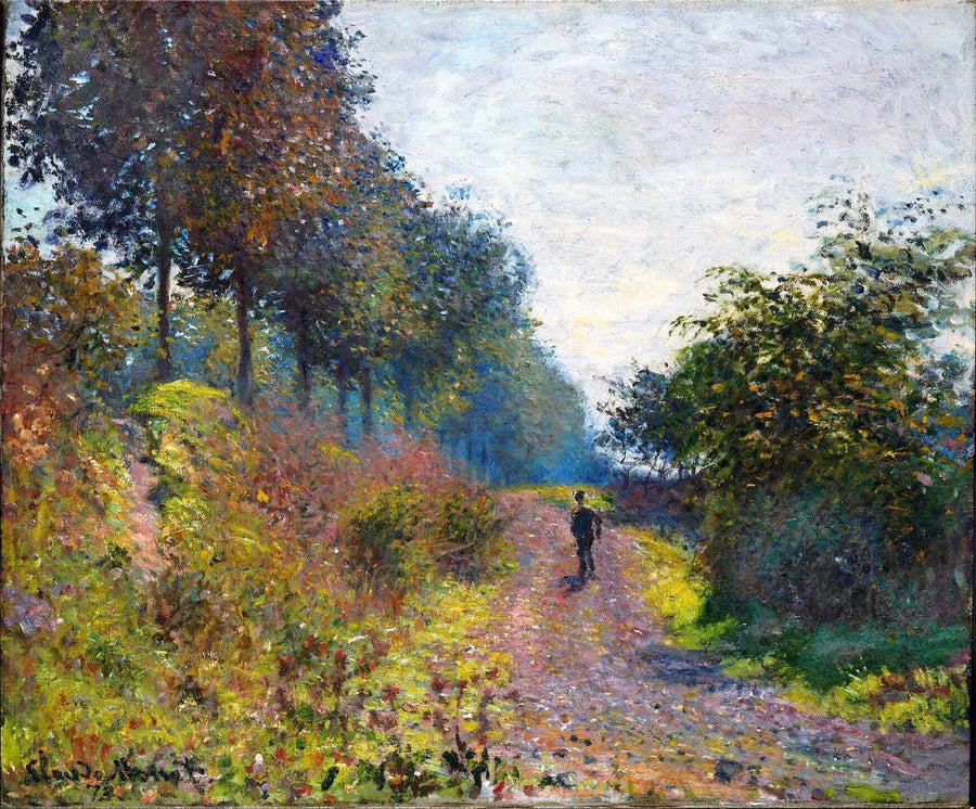 The Sheltered Path by Claude Monet. Monet artworks, Monet reproduction for sale