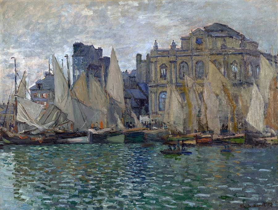 View of Le Havre by Claude Monet. Monet art, Monet reproduction for sale