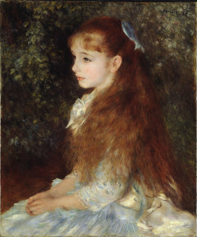 Portrait of Irène Cahen d'Anvers by Pierre-Auguste Renoir Reproduction for Sale by Blue Surf Art