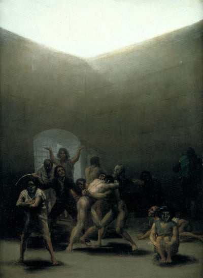 Yard with Lunatics by Francisco Goya, Reproduction for Sale