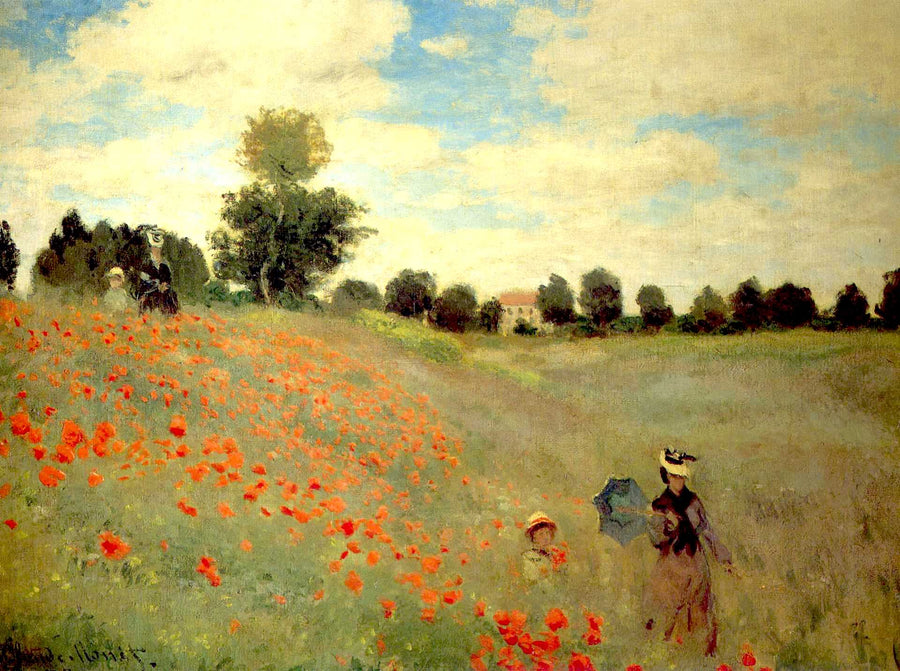 Wild Poppies, near Argenteuil by Claude Monet 