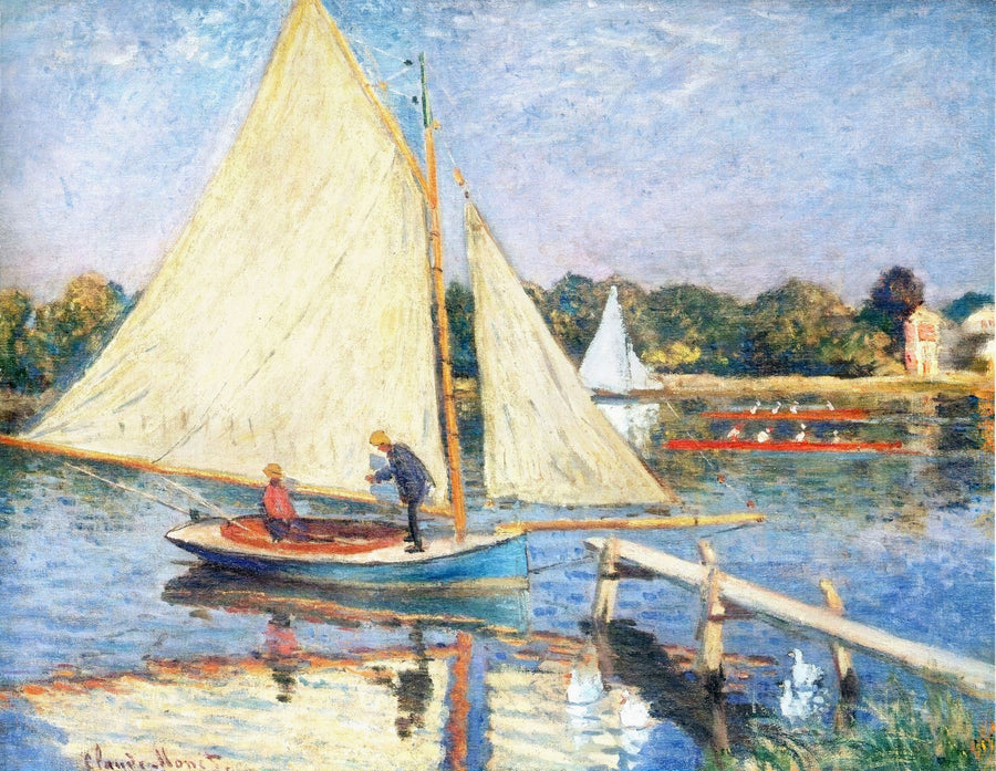 Boaters at Argenteuil by Claude Monet. Monet art, Monet canvas art, Monet reproduction