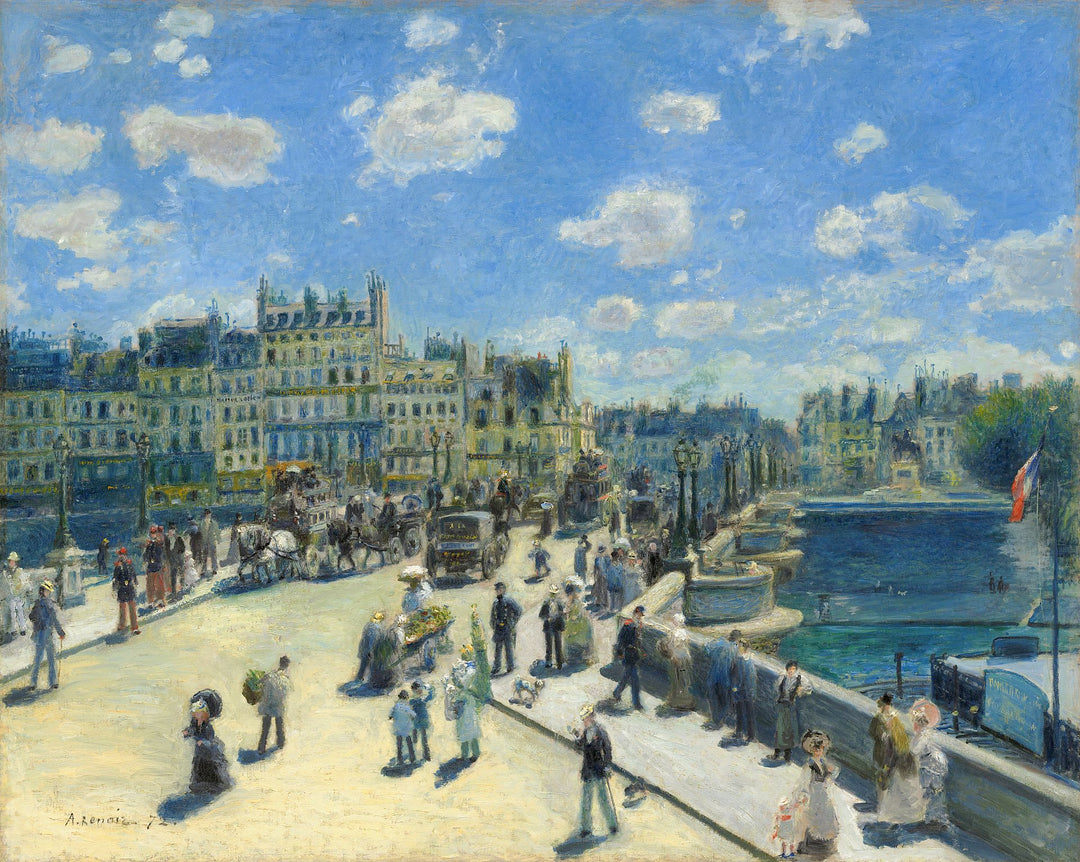 Le Pont-Neuf by Pierre-Auguste Renoir Reproduction for Sale by Blue Surf Art