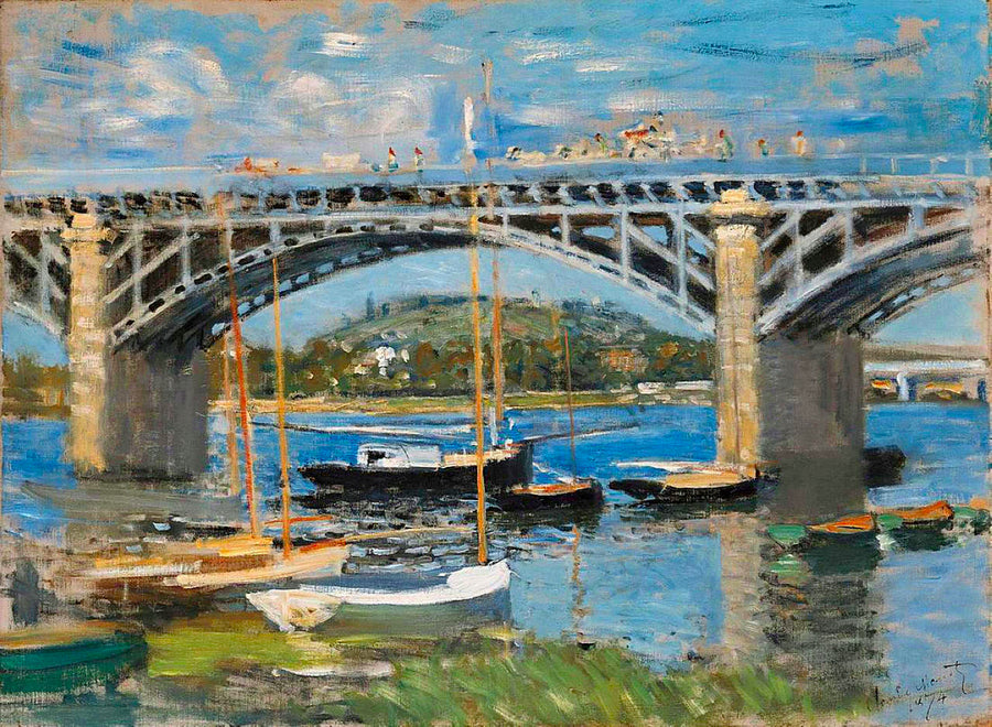 The Bridge over the Seine by Claude Monet