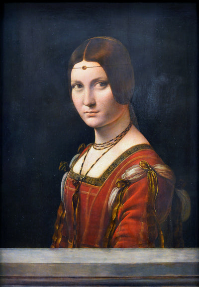 La Belle Ferronnière by Leonardo da Vinci 