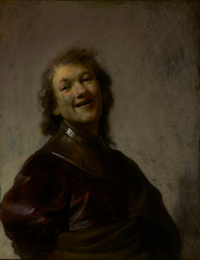 Rembrandt Laughing Painting by Rembrandt Reproduction for Sale by Blue Surf Art