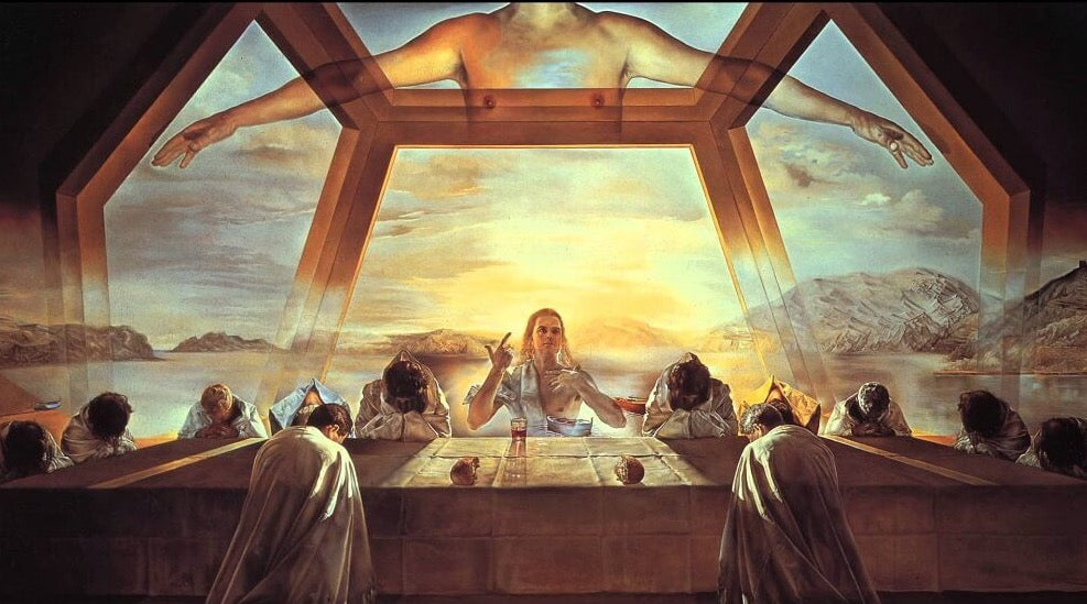 The Sacrament of the Last Supper by Salvador Dalí Reproduction for Sale - Blue Surf Art