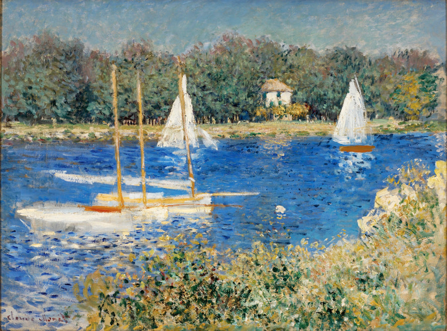 The Seine at Argenteuil by Claude Monet. Monet artworks, Monet reproduction for sale