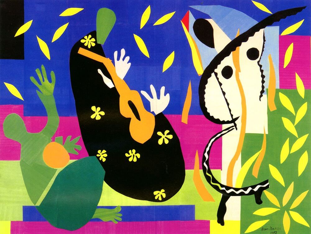 Sorrow of the King, 1952 Painting by Henri Matisse Oil on Canvas Reproduction by Blue Surf Art