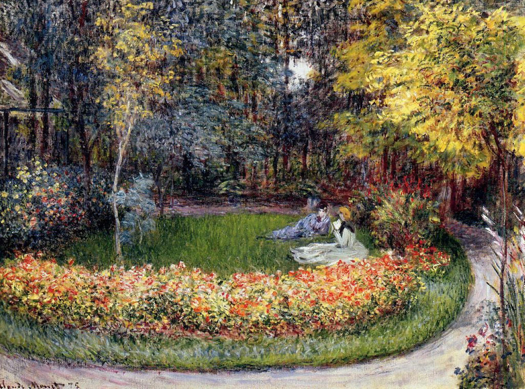 In the Garden by Claude Monet. Monet artworks, Monet reproduction for sale.