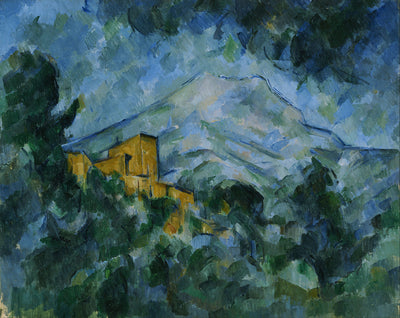 Mont Sainte-Victoire and Château Noir by Paul Cézanne Reproduction for Sale - Blue Surf Art