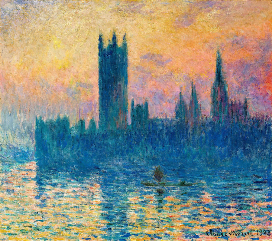 The Houses of Parliament, Sunset, 1903 by Claude Monet