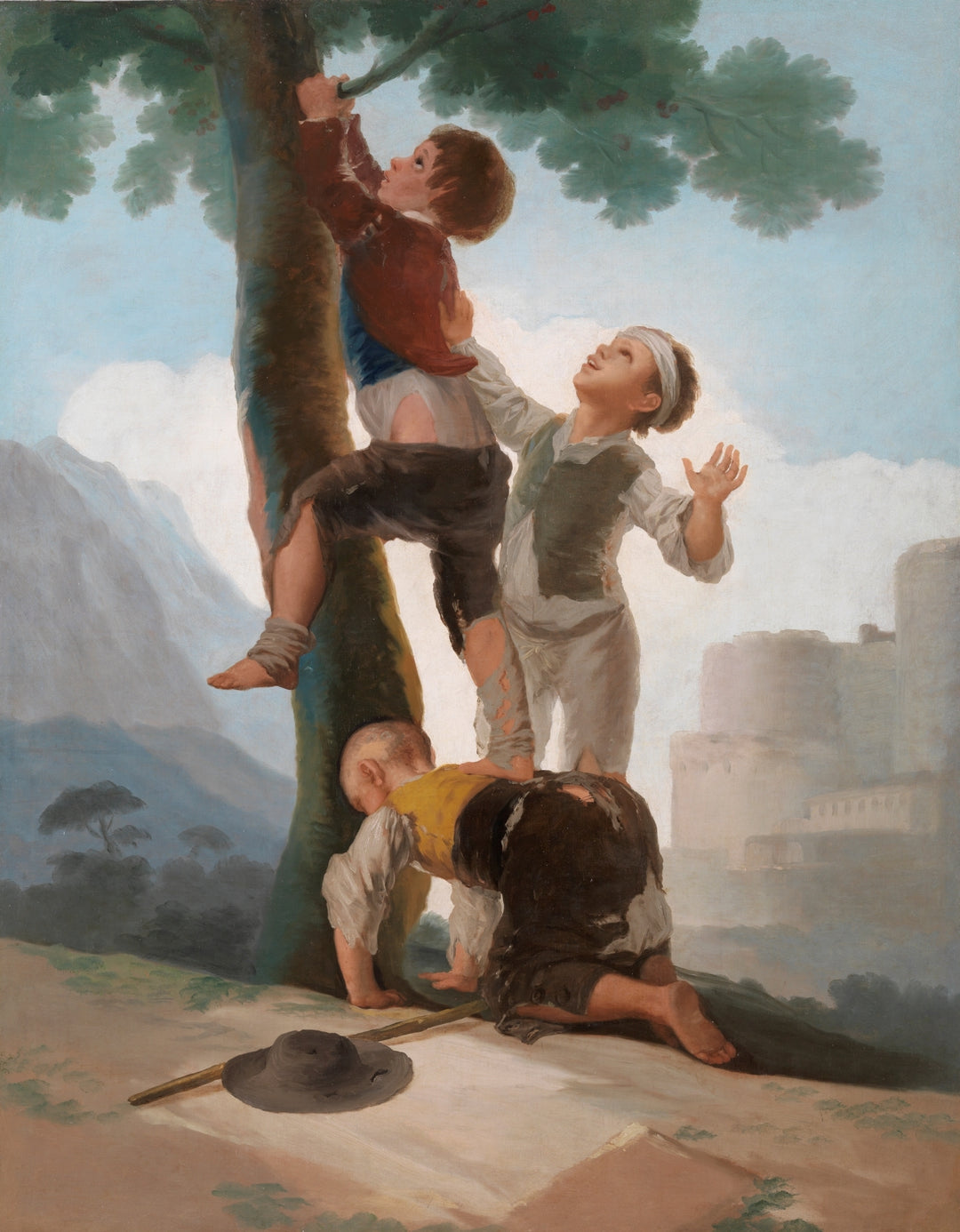 Boys Climbing a Tree by Francisco Goya, Reproduction for Sale