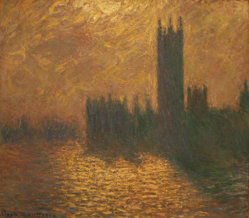 Houses of Parliament, Stormy sky, 1904