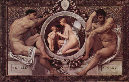 "Idylle (Idylls)" by Gustav Klimt