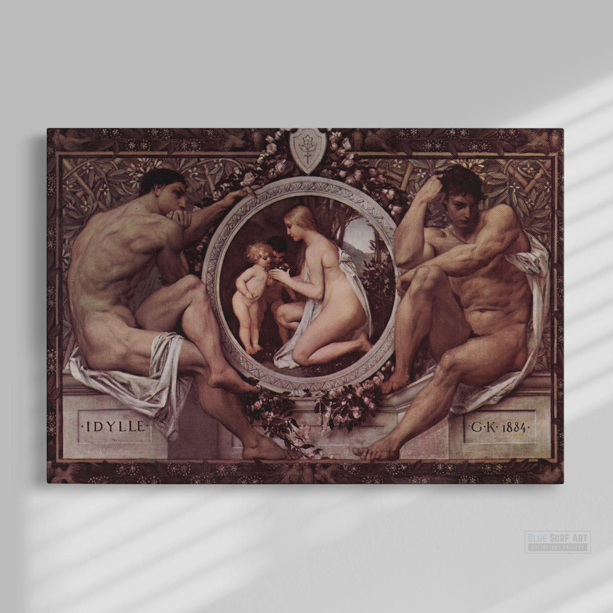 Idylle (Idylls) by Gustav Klimt