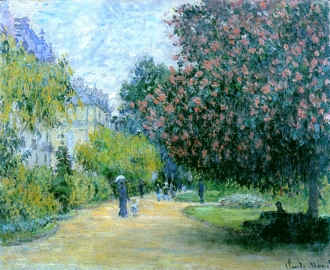 Park Monceau by Claude Monet. Monet canvas art, Monet artworks, Monet reproduction for sale