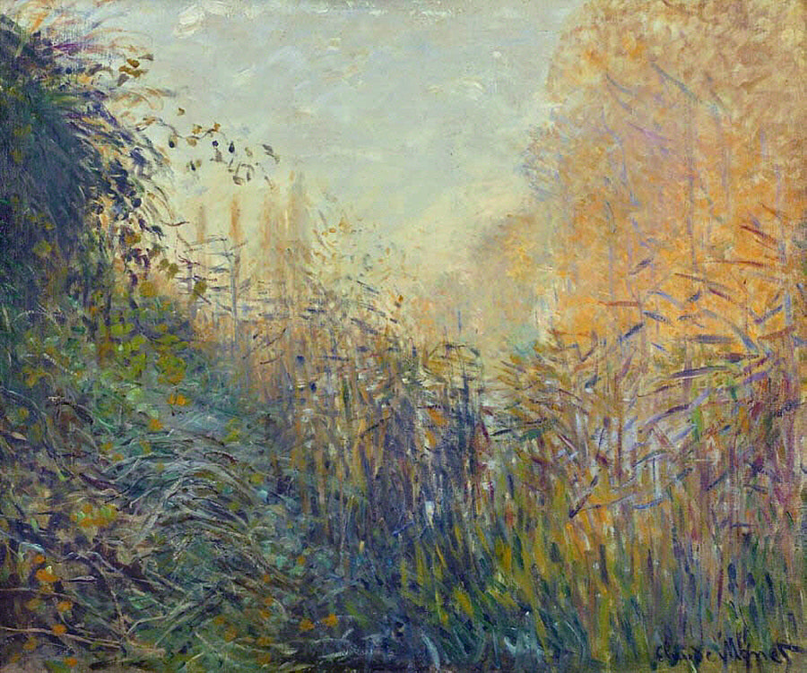 Study Rushes at Argenteuil by Claude Monet
