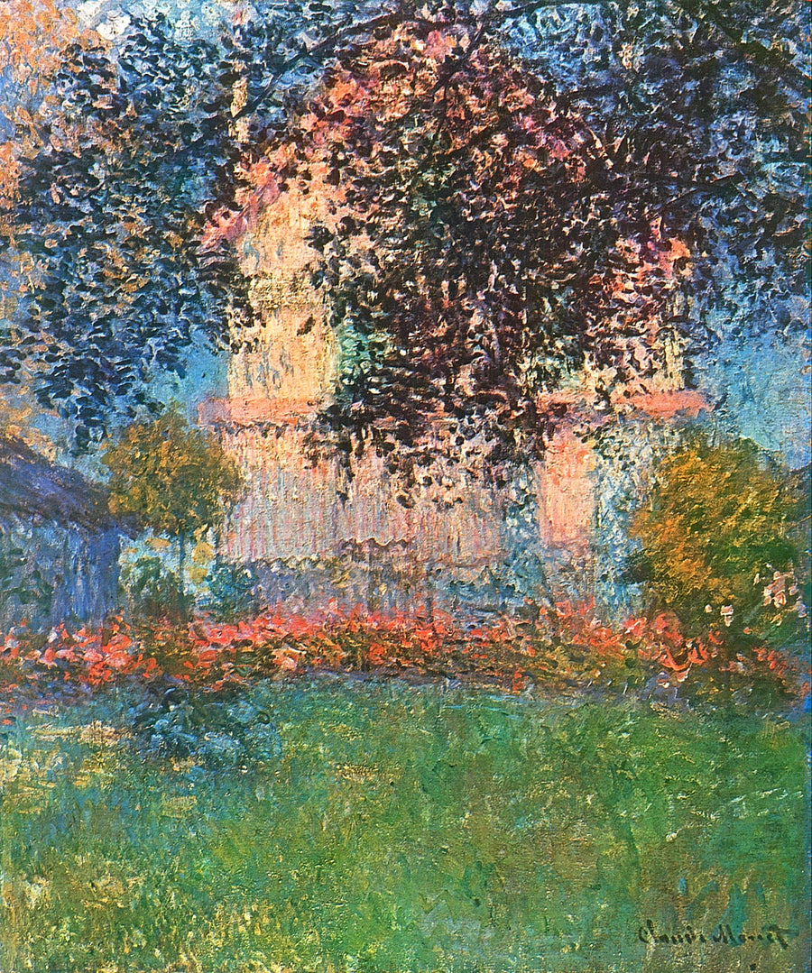 The Artist's House in Argenteuil by Claude Monet. monet artworks, monet canvas art, monet reproduction for sale