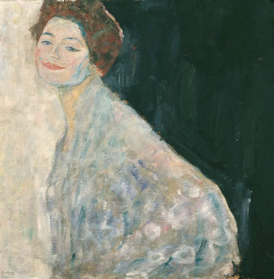 Portrait of a Lady in White by Gustav Klimt. Klimt artworks, Klimt art, Klimt painting, Klimt reproduction, Klimt oil painting, Klimt famous art.