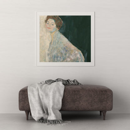 Portrait of a Lady in White by Gustav Klimt. Klimt artworks, Klimt art, Klimt painting, Klimt reproduction, Klimt oil painting, Klimt famous art. -6