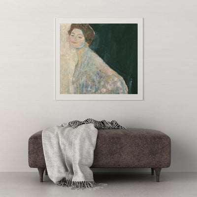 Portrait of a Lady in White by Gustav Klimt. Klimt artworks, Klimt art, Klimt painting, Klimt reproduction, Klimt oil painting, Klimt famous art. -6