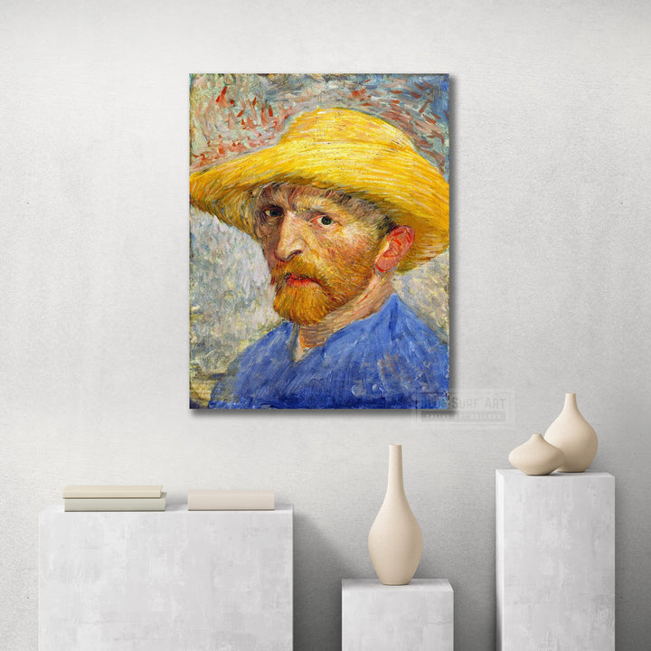 Self Portrait by Van Gogh Reproduction for Sale - Blue Surf Art