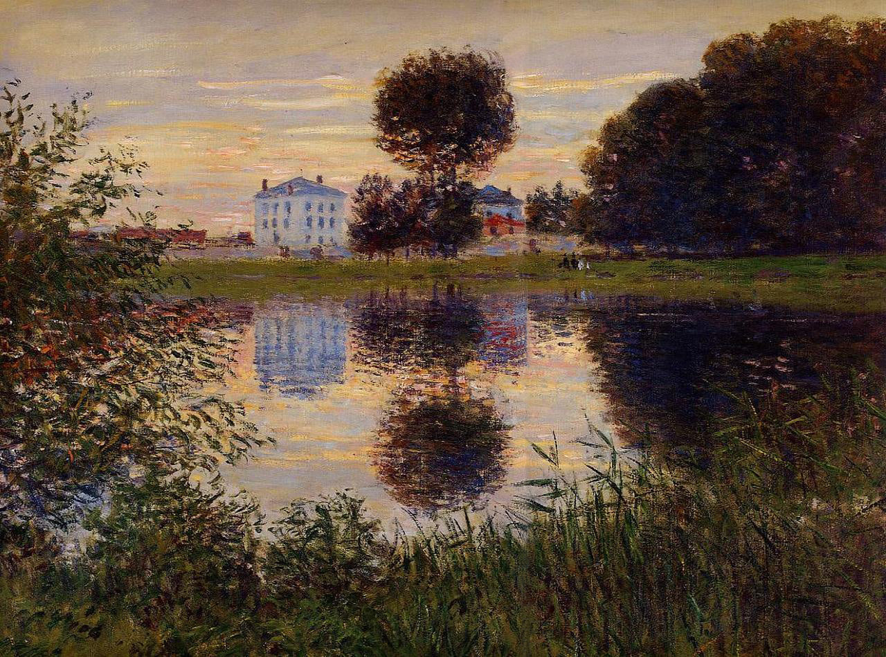The Ball Shaped Tree, Argenteuil by Claude Monet 