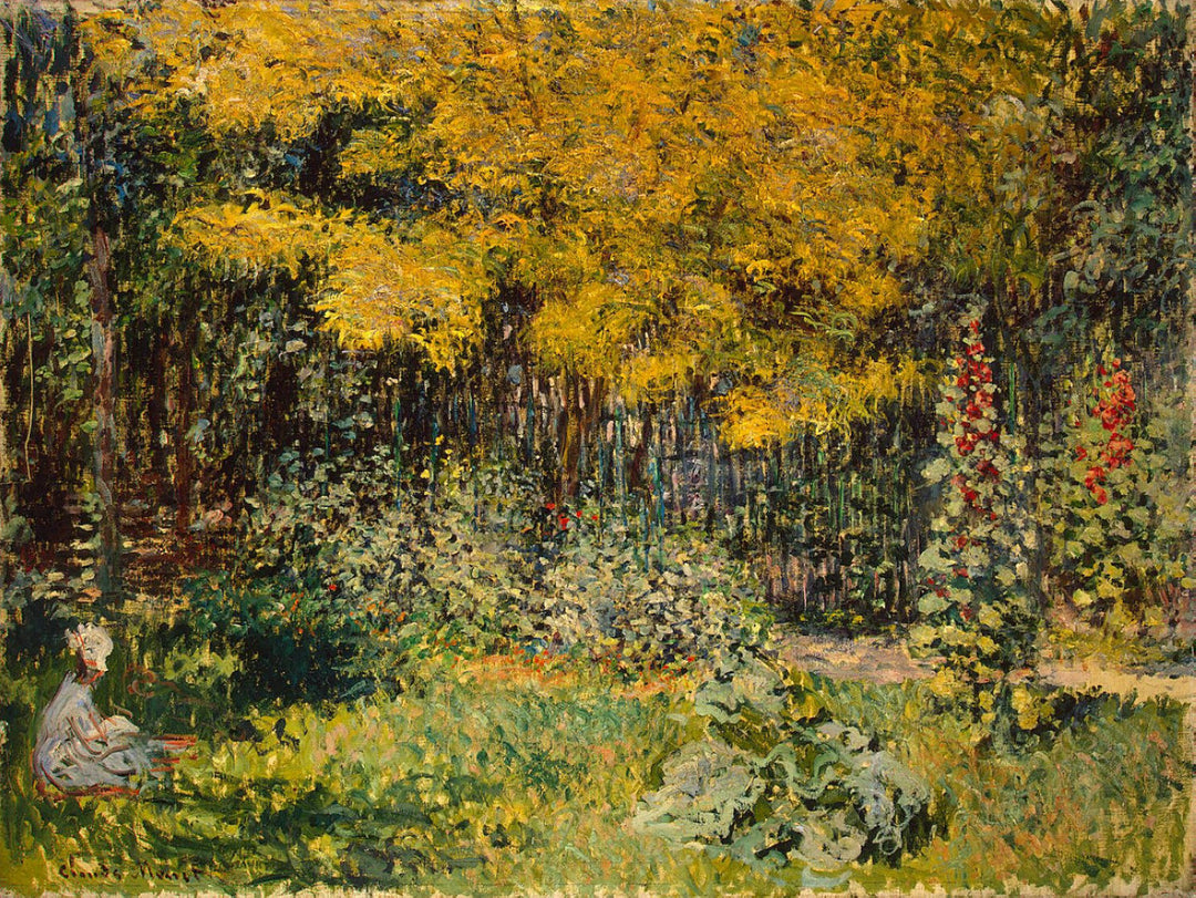 The Garden by Claude Monet. monet canvas art, monet artworks, monet reproduction for sale.