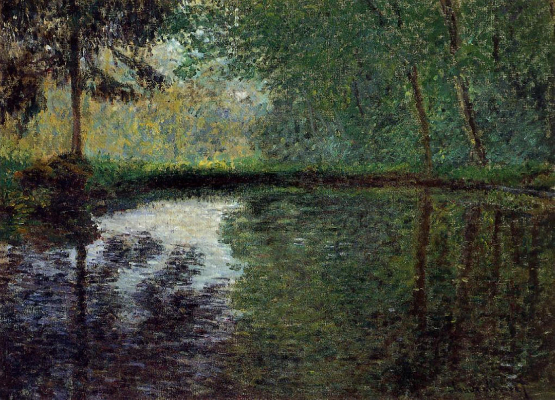 The Pond at Montgeron II by Claude Monet 