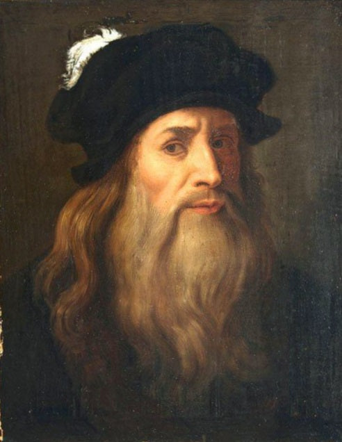 Lucan portrait of Leonardo da Vinci by Leonardo da Vinci
