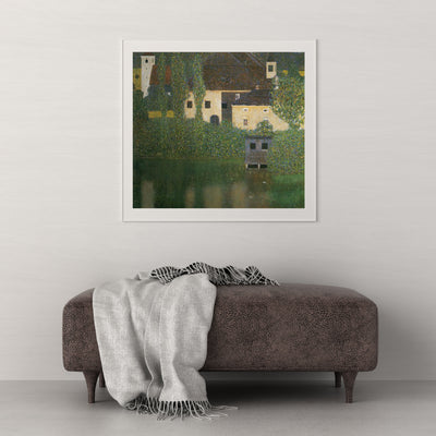 Water Castle by Gustav Klimt. Klimt artwork, Klimt reproduction, Klimt famous artwork, Klimt wall art, Klimt canvas art, Klimt oil painting, Klimt paintings, Klimt art decor. -6