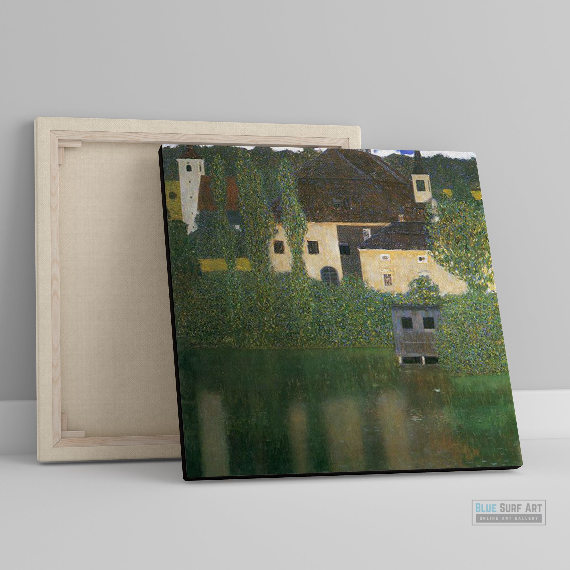 Water Castle by Gustav Klimt. Klimt artwork, Klimt reproduction, Klimt famous artwork, Klimt wall art, Klimt canvas art, Klimt oil painting, Klimt paintings, Klimt art decor. - 4