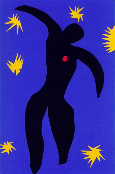 Icarus Painting by Henri Matisse Oil on Canvas Reproduction wall art by Blue Surf Art