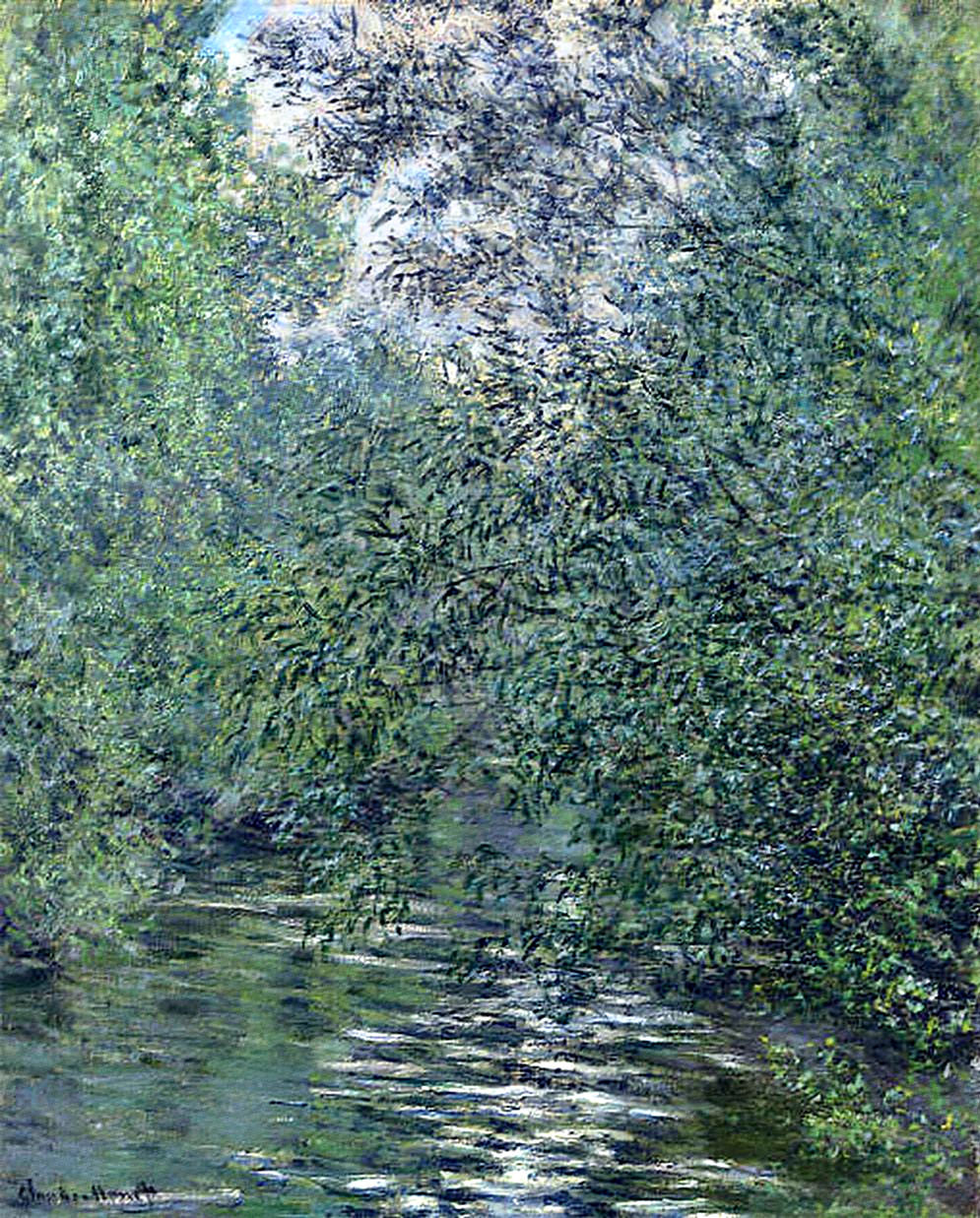 The Willows on the River by Claude Monet. Monet canvas art, monet artworks, monet reproduction for sale