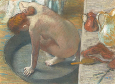 The Tub, 1886 Painting by Edgar Degas Reproduction by Blue Surf Art .com