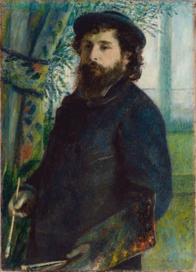 Portrait of the Painter Claude Monet by Pierre-Auguste Renoir Reproduction for Sale by Blue Surf Art