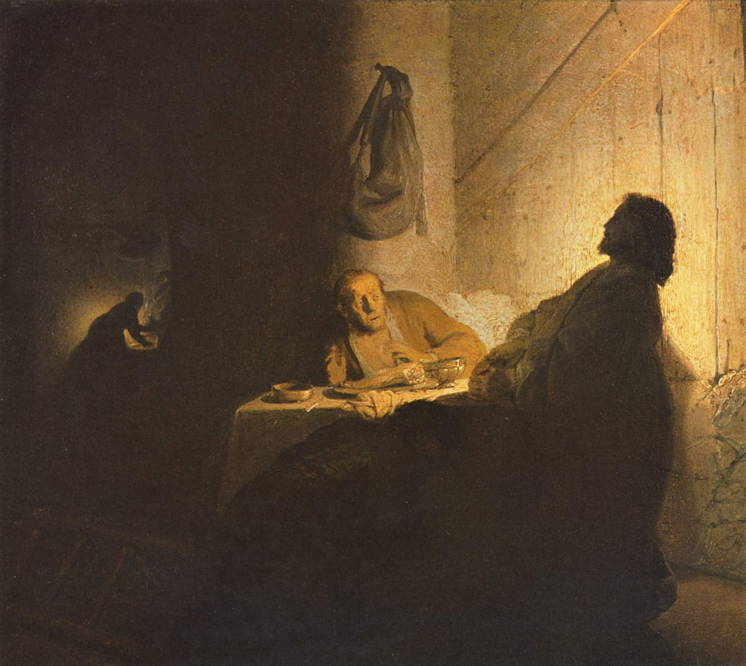 Supper at Emmaus Painting by Rembrandt Reproduction for Sale