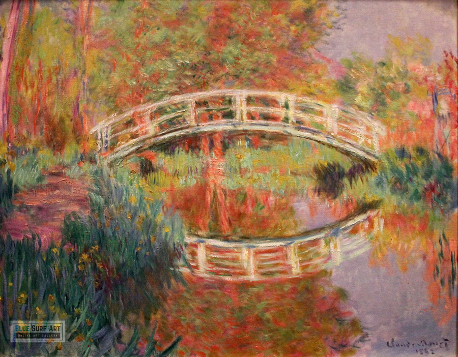 The Japanese Bridge, 1896 by Claude Monet