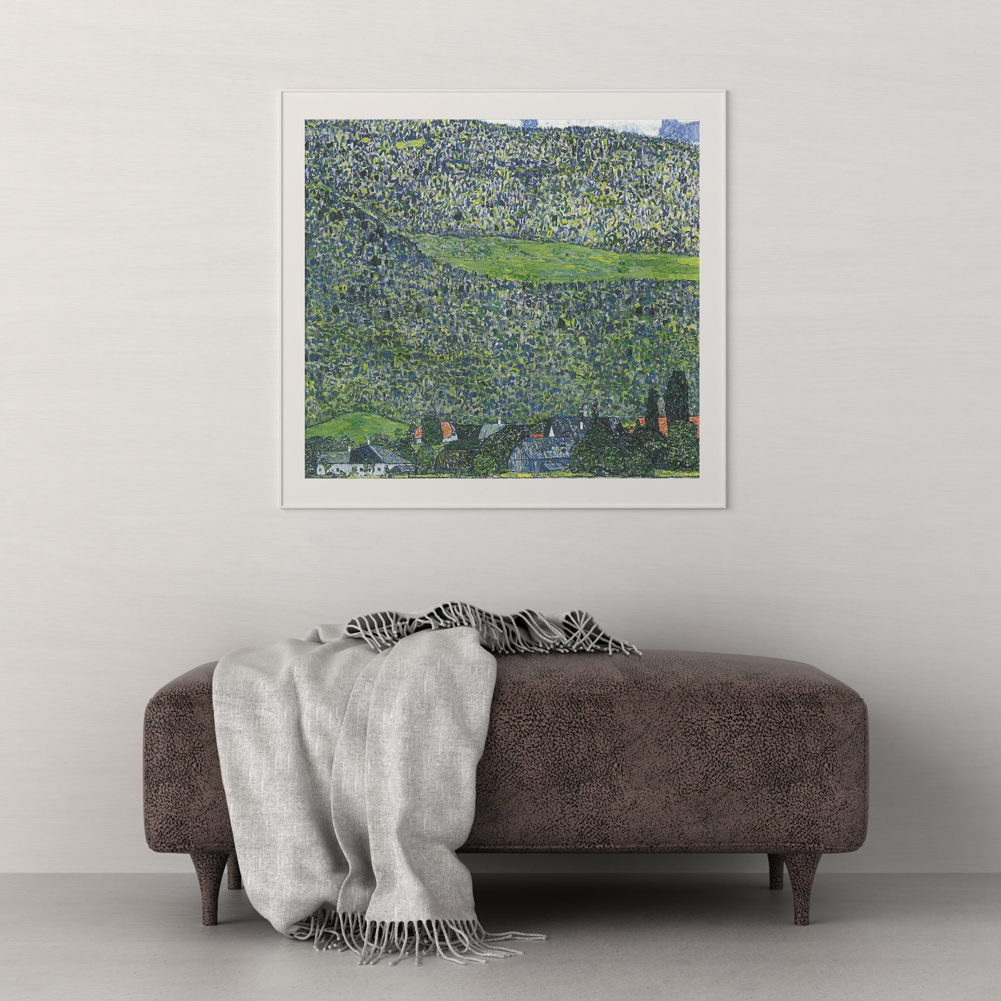 Unterach on Attersee, 1915 by Gustav Klimt. Gustav Klimt artwork, Klimt famous art, Klimt paintings, Klimt wall art, Klimt canvas art, Klimt popular art, Klimt art decor, Klimt reproduction, Klimt oil paintings, Klimt Oil paints, Klimt home decor. - 4