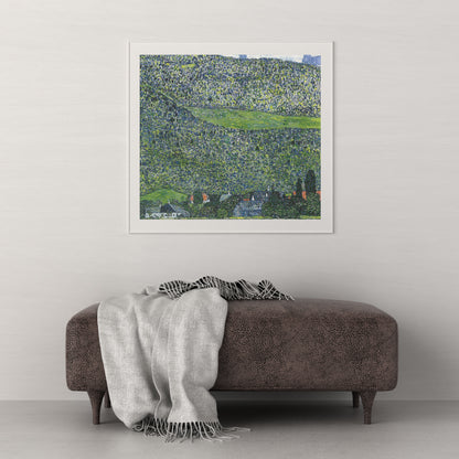 Unterach on Attersee, 1915 by Gustav Klimt. Gustav Klimt artwork, Klimt famous art, Klimt paintings, Klimt wall art, Klimt canvas art, Klimt popular art, Klimt art decor, Klimt reproduction, Klimt oil paintings, Klimt Oil paints, Klimt home decor. - 4