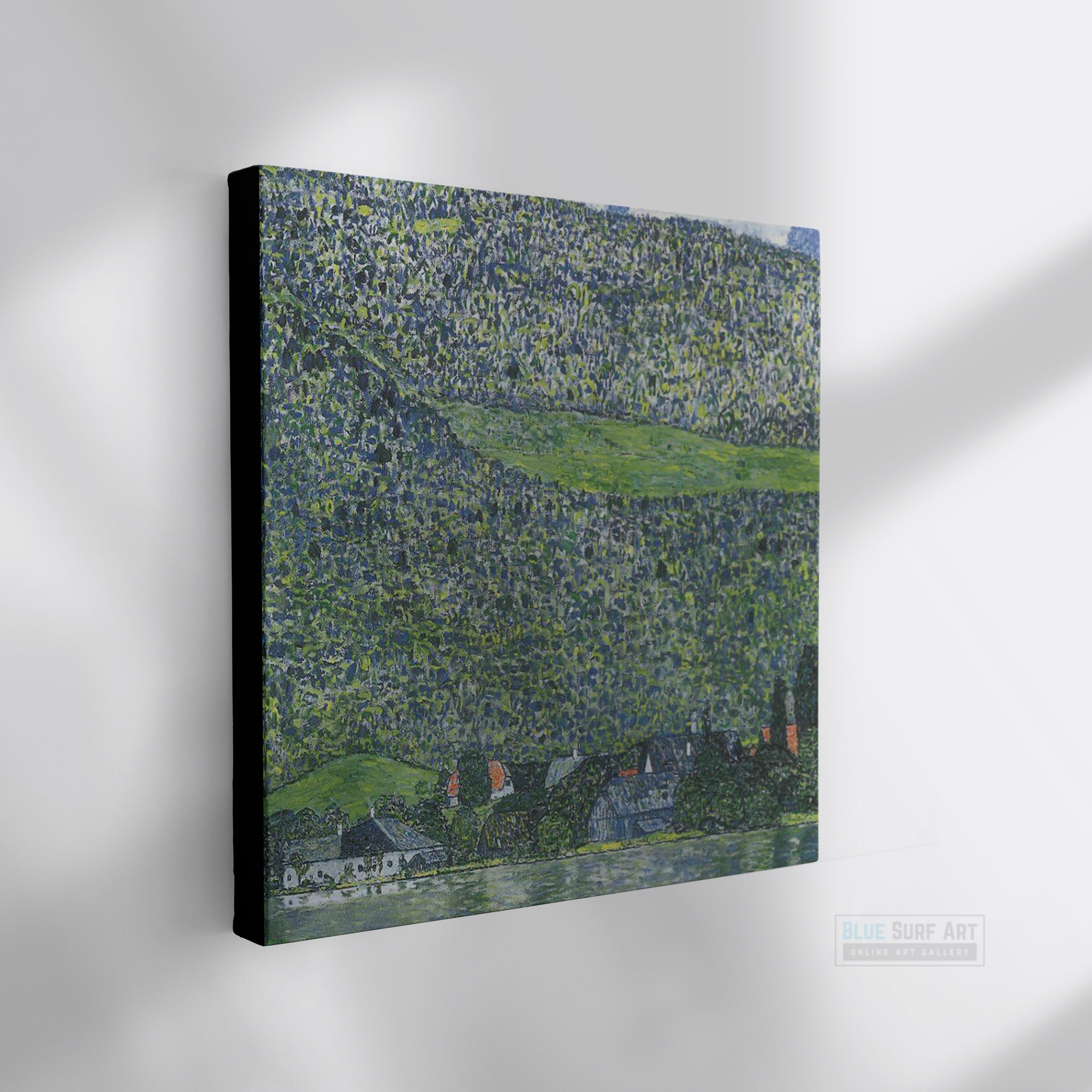 Unterach on Attersee, 1915 by Gustav Klimt. Gustav Klimt artwork, Klimt famous art, Klimt paintings, Klimt wall art, Klimt canvas art, Klimt popular art, Klimt art decor, Klimt reproduction, Klimt oil paintings, Klimt Oil paints, Klimt home decor. - 7