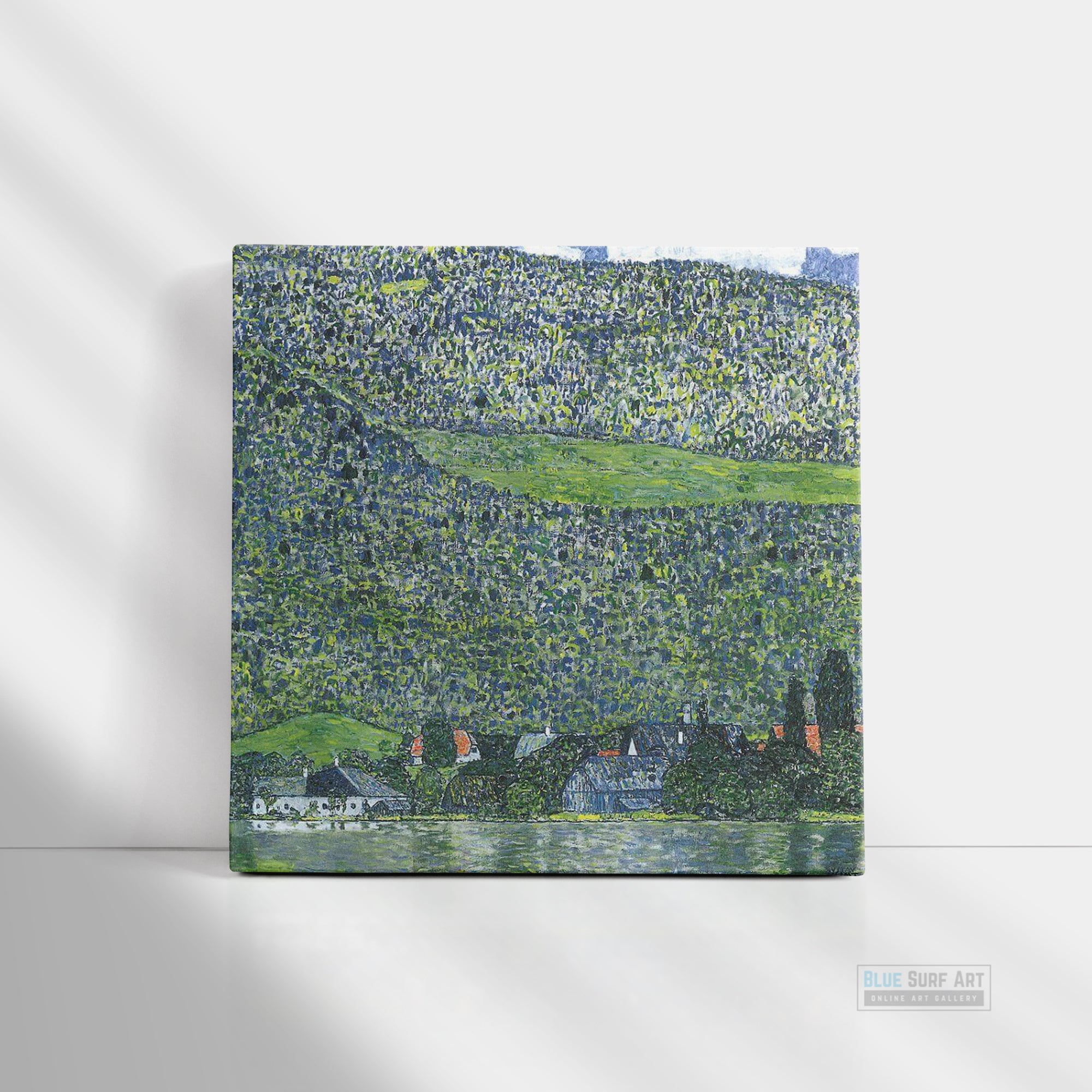 Unterach on Attersee, 1915 by Gustav Klimt. Gustav Klimt artwork, Klimt famous art, Klimt paintings, Klimt wall art, Klimt canvas art, Klimt popular art, Klimt art decor, Klimt reproduction, Klimt oil paintings, Klimt Oil paints, Klimt home decor. - 8