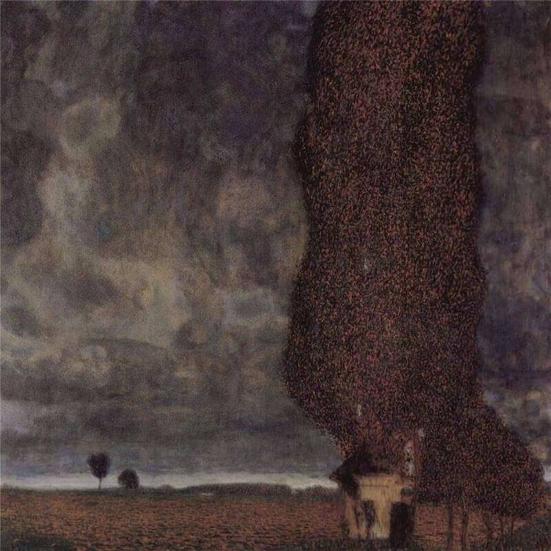 The Big Poplar, 1902 by Gustav Klimt. Gustav Klimt artwork, Klimt famous art, Klimt paintings, Klimt wall art, Klimt canvas art, Klimt popular art, Klimt art decor, Klimt reproduction, Klimt oil paintings, Klimt Oil paints, Klimt home decor.